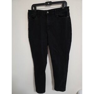 Judy Blue Los Angeles Black Denim Boyfriend Fit Jeans Size 15